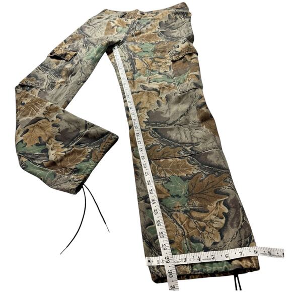 VTG Walls Advantage Camo Denim Cargo Jeans 29x30 Double Knee Hunting Streetwear - Picture 6 of 12